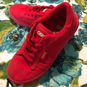Osiris cosmic red skate shoes